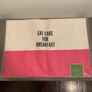 NWT Kate Spade "Food for Thought" Placemats